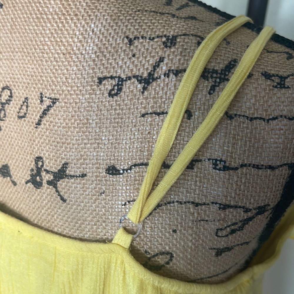 Yellow Mini Dress - Picture 4 of 4